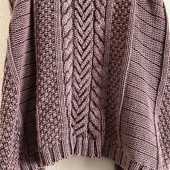 Vintage America Jeans Co Purple Cable-Knit Vest - Picture 6 of 6